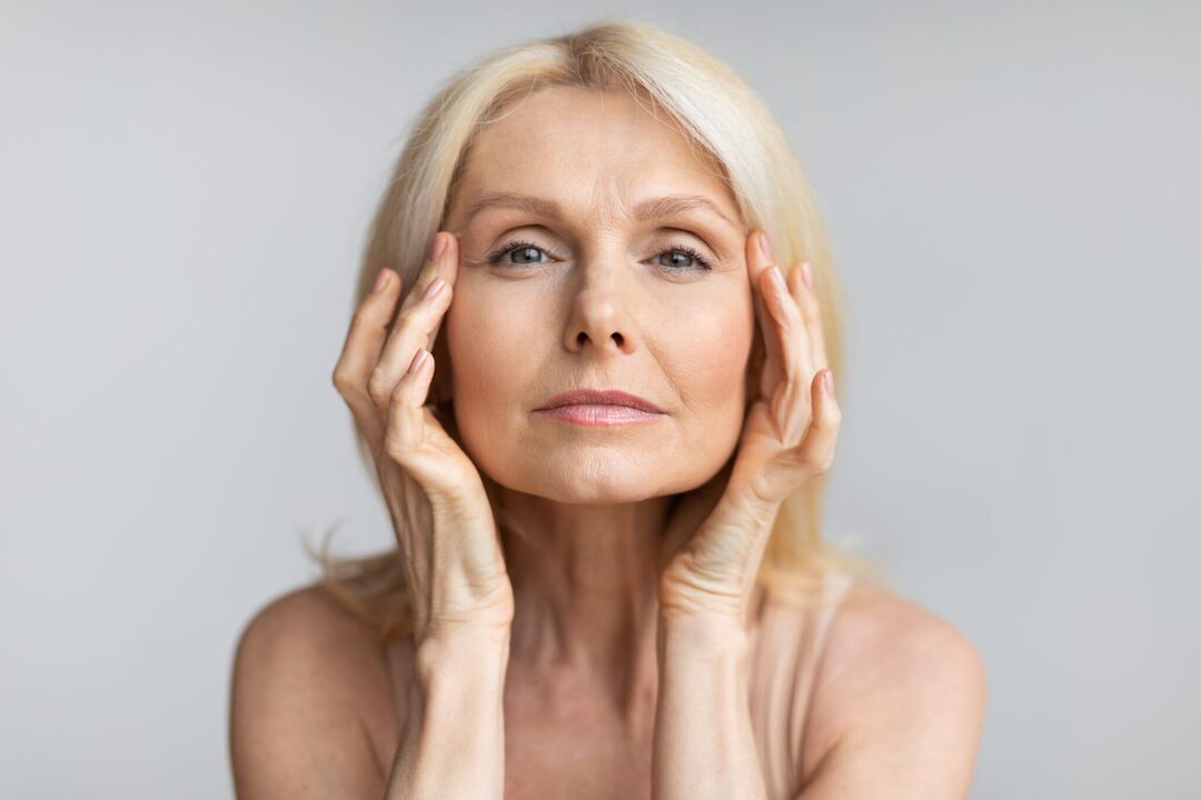 Rughe sulla pelle del viso e la loro eliminazione da crema Eudalie